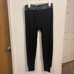 32 Degrees HEAT Men’s 2-Pack Thermal Base Layer Legging Pants Black Size M‎